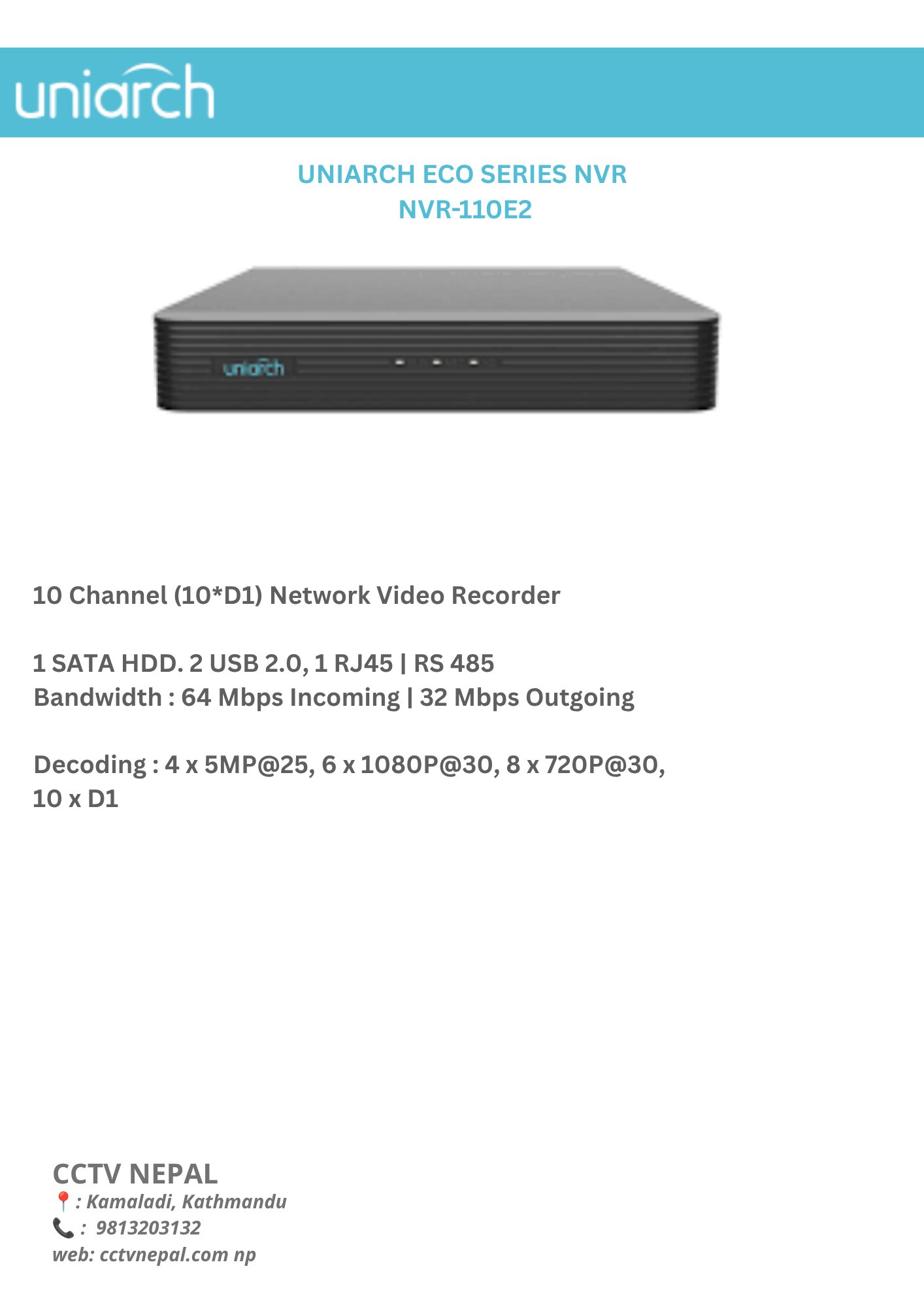 NVR-110E2 Featured Image