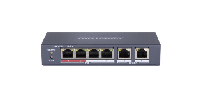 DS-3E0106P-E/M 4 Port Fast Ethernet Unmanaged POE Switch Featured Image