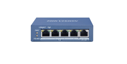 DS-3E0505P-E/M 4 Port Gigabit Unmanaged POE Switch Featured Image