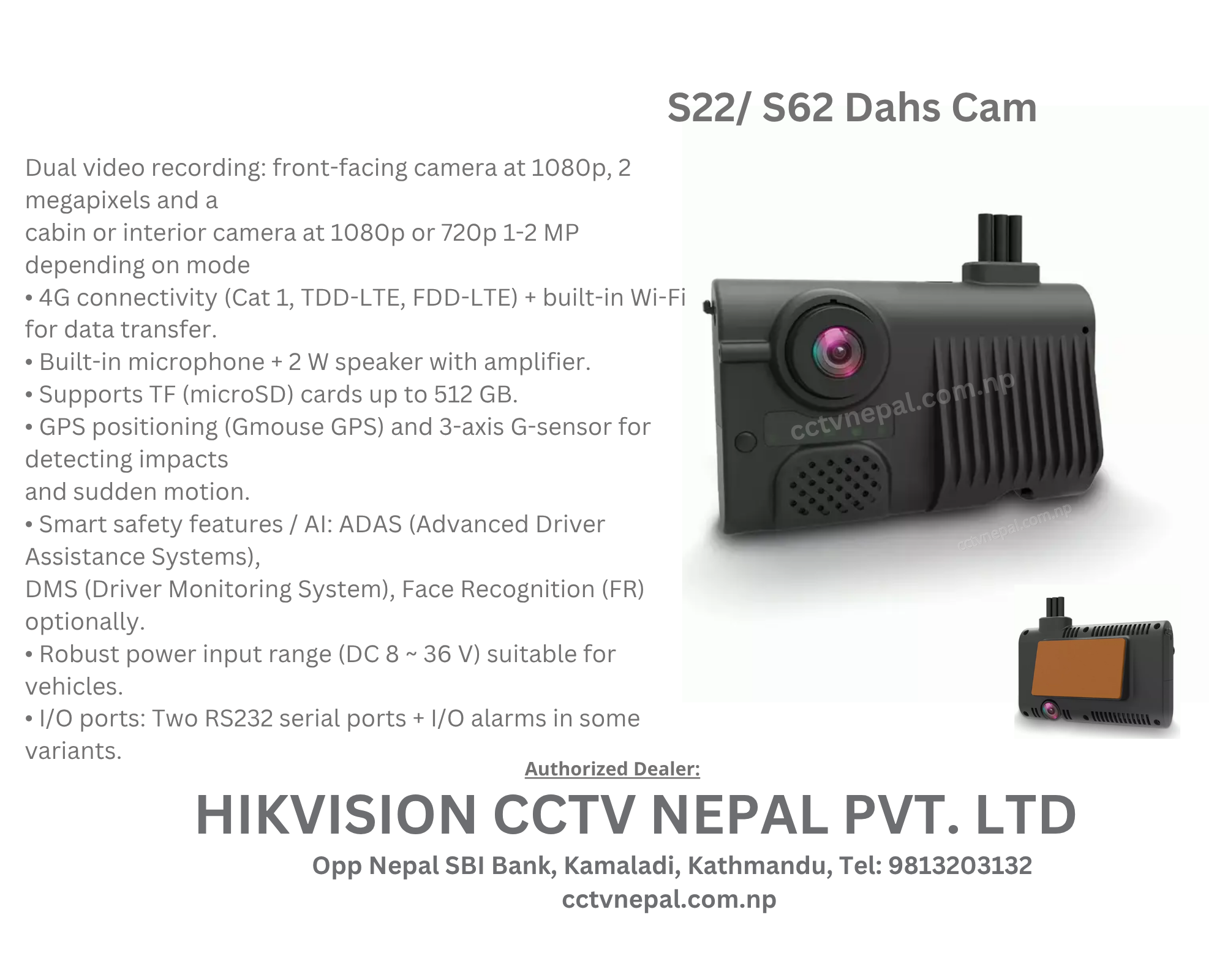 4G Dash Cam 2 Channel Featured Image